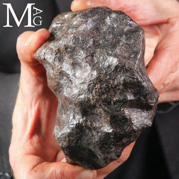 Oude ijzeren meteoriet uit Campo del Cielo, Argentinië
