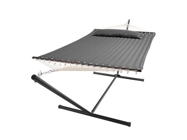 Veiling - Hangmat - Antraciet - Incl. Onderstel & Kussen, Jardin & Terrasse, Hamacs