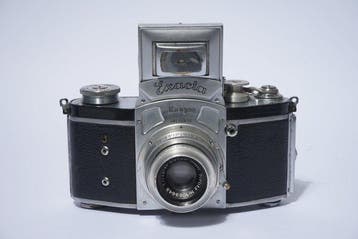Ihagee Exakta + Trioplan Meyer Görlitz 2,9/50mm | Single, Audio, Tv en Foto, Nieuw