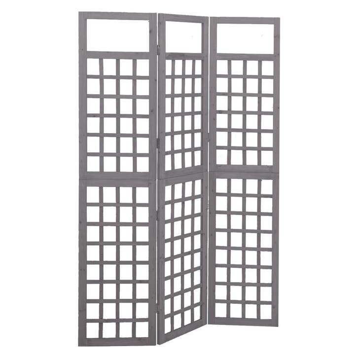 vidaXL Kamerscherm/trellis met 3 panelen 121x180 cm, Maison & Meubles, Accessoires pour la Maison | Autre, Envoi