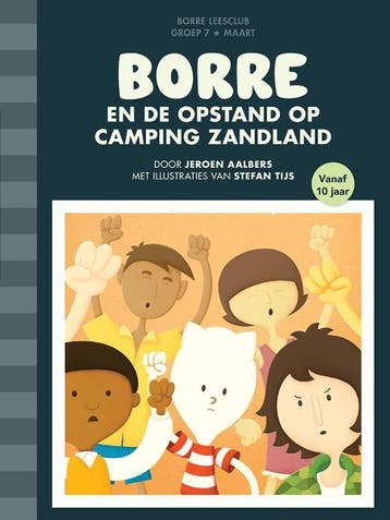 Borre en de opstand op camping Zandland / De Gestreepte, Verzenden, Zo goed als nieuw, Jeroen Aalbers