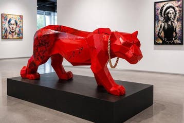 Daluxe Art - 1999 • XXL Pop Art Panther – 80 cm