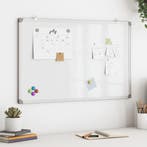 vidaXL Whiteboard magnetisch 80x50x1,7 cm aluminium, Zakelijke goederen, Verzenden