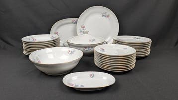 Richard Ginori - Tafelservies (35) - Rigo in oro - Porselein