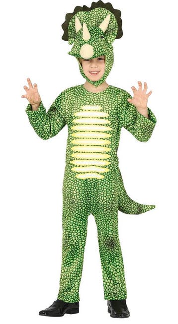 Dinosaurus Kostuum Kind Lichtgroen, Verzenden, Nieuw