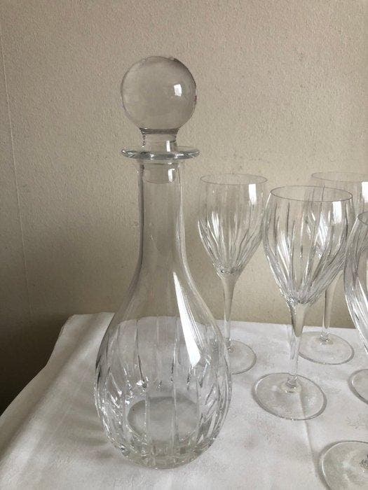 Wedgwood - Wijnglas (7) - Kristal - Wijn decanteerder &, Antiek en Kunst, Antiek | Meubels | Tafels