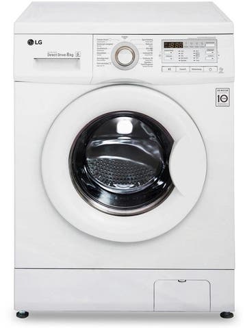 LG FH4B8TDA0 - Wasmachine - 8 kg - 1400 tpm - 6 Motion DD, Electroménager, Ophalen of Verzenden