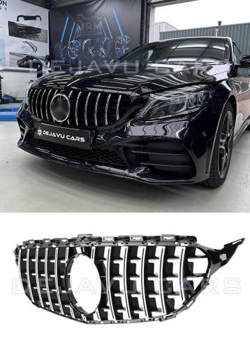 AMG Look Front Grill voor Mercedes Benz C Klasse W205 S205, Ophalen of Verzenden