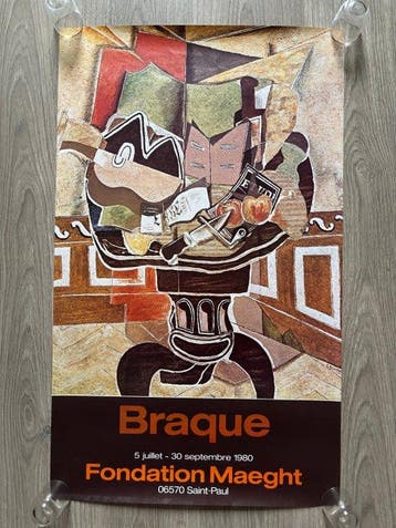 George Braque - Originale Manifesto della mostra di Braque