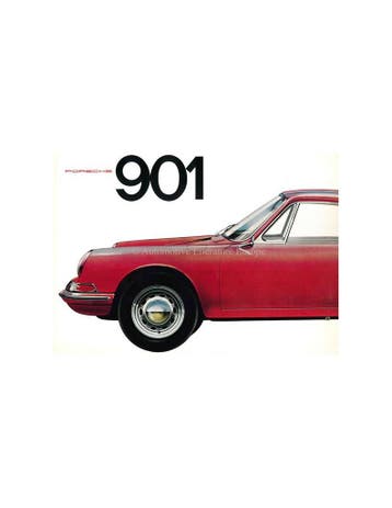 1964 PORSCHE 901 BROCHURE DUITS, Nieuw