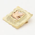 Broche - 14 carats Or jaune, Or rose