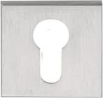 Cilinderplaatje SQUARE LSQBY50B Mat RVS, Ophalen of Verzenden