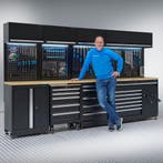 Datona Werkplaatsinrichting PREMIUM met eiken werkblad en, Ophalen of Verzenden, Nieuw