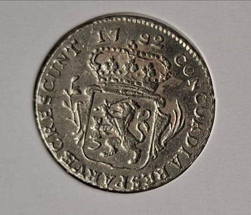Nederland, Zeeland 1/8 Zilveren Dukaat 1792 (Zonder