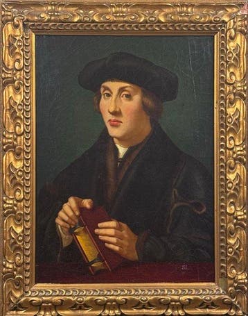 Jan Mabuse GOSSAERT (c.1478-1532), Suiveur de - Ritratto di