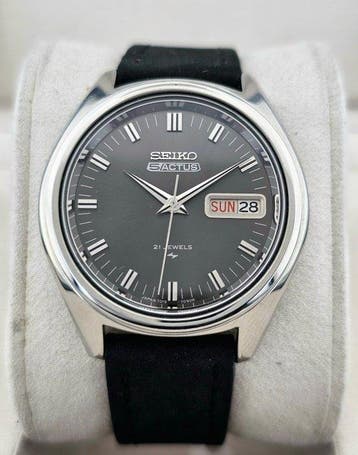 Seiko - 5 Actus Black Dial - Zonder minimumprijs - 7019-7060