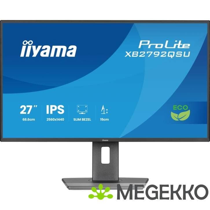 Iiyama Prolite  XB2792QSU-B1 27  Quad HD 120Hz IPS monitor, Computers en Software, Overige Computers en Software, Nieuw, Verzenden