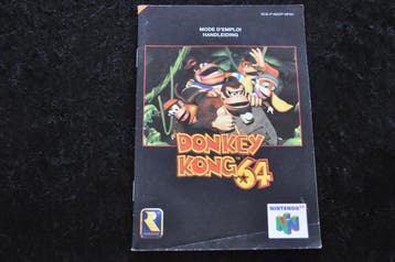 Donkey Kong 64 Nintendo 64 N64 Manual, Verzenden, Nieuw