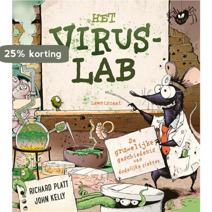Het viruslab 9789047713562 Richard Platt, Boeken, Kinderboeken | Jeugd | 10 tot 12 jaar, Zo goed als nieuw, Verzenden