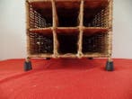 Wijnrek - Rotan - Vintage Rotan wijnrek geschikt voor 12