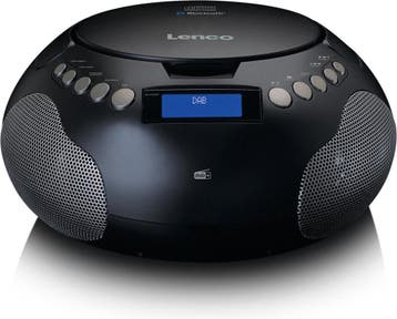 Lenco Radio op Batterijen - Draagbare Radio met DAB FM en Bl, Verzenden