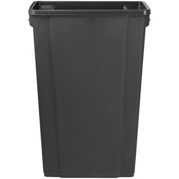 Afvalbak | Kunststof | Zwart | 80L | Open |, Zakelijke goederen, Verzenden, Nieuw in verpakking