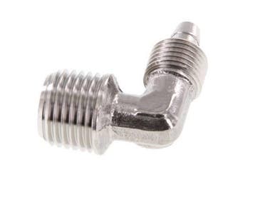 6x4 & R1/4'' RVS 1.4404 L-Opsteekkoppeling Buitendraad, Verzenden, Nieuw