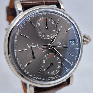 IWC - Portofino Hand-Wound Monopusher IW515103 - IW515103 -