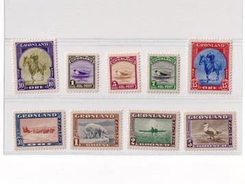 Groenland - 1945 – Amerikaanse uitgave / New York-editie –, Gestempeld