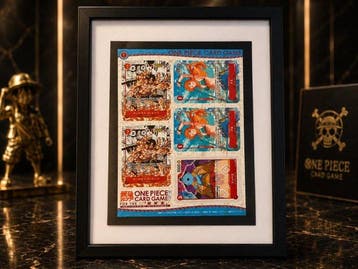 Bandai - 5 Card - One Piece - Ace, Nami & Jinbe Carte promo,, Nieuw
