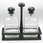 Service à liqueur - Bois, Verre