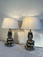 L Dake en Zn - Lampe de table (2) - Pierres - Céramique,