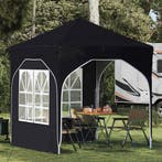 vidaXL Pop-up Feesttent 192 x 192 x 245 cm Antraciet, Verzenden, Nieuw