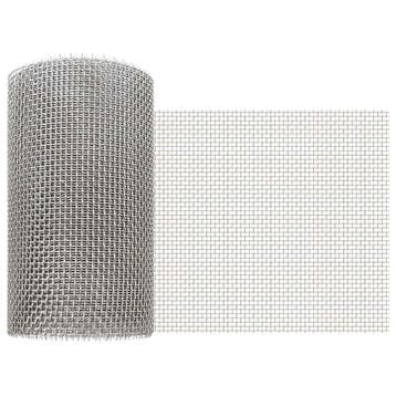 vidaXL Mesh Scherm 20 x 1000 cm 6 Mesh Roestvrij staal 201, Verzenden, Nieuw