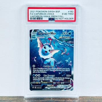 Pokémon Graded card - Vaporeon Vmax - Do Not Holder Error, Nieuw