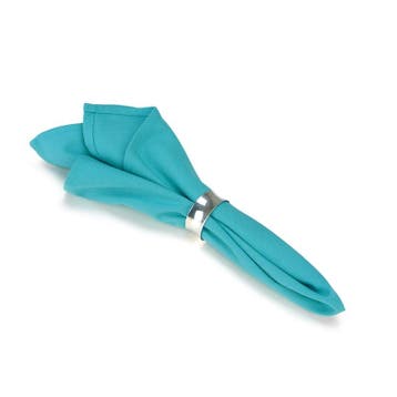 Servetten Turquoise Blauw 51x51cm Treb SP, Verzenden, Nieuw, Overige kleuren, Overige typen
