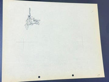 Walt Disney - Minnie Mouse-animatie tekening - Building a, Verzamelen, Nieuw