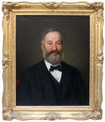 Eduard Swoboda (1814-1902) - Male portrait, Antiquités & Art