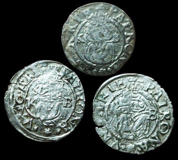 Europa. Maximilian I (Habsburg) (1564–1576). Denar 3x XVI