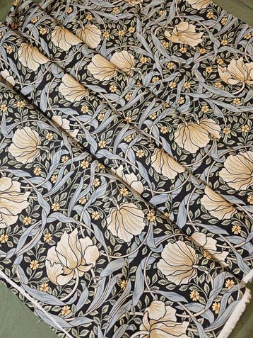 Weefstof William Morris Art Nouveau Floraal patroon Arts, Antiek en Kunst