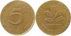 Duitsland Fehlpraegung 5 Pfennig 1972 J auf 1pfennig -ron..., Verzenden, België