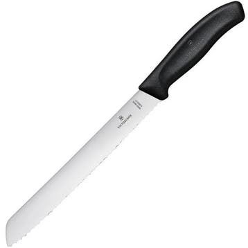 Broodmes | SWISS CLASSIC | RVS | Zwart | Lengte 379mm, Verzenden, Nieuw in verpakking