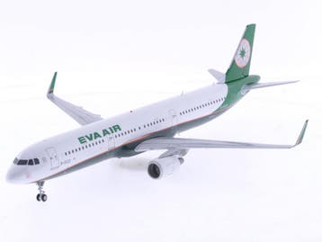 Schaal 1:200 JC Wings XX2302 Airbus A321 EVA Air Reg. B-1..., Ophalen of Verzenden, Gebruikt