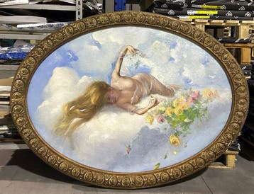 Franse school (XX) - Allegoria della Primavera - XL format