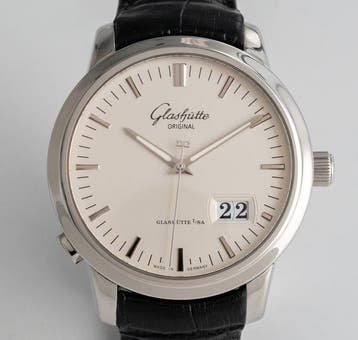 Glashütte Original - Senator Panorama Date - 100-03-13-02-04, Nieuw