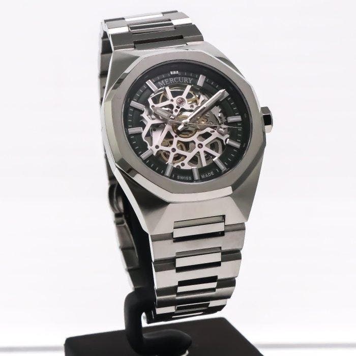 Mercury - Skeleton Automatic Swiss Watch - MEA491SK-SS-12 -, Bijoux, Sacs & Beauté, Montres | Hommes