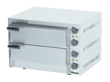 Pizzaoven | Elektrisch | Mini | 1x2 Ø35cm | 2 Kamers |, Verzenden