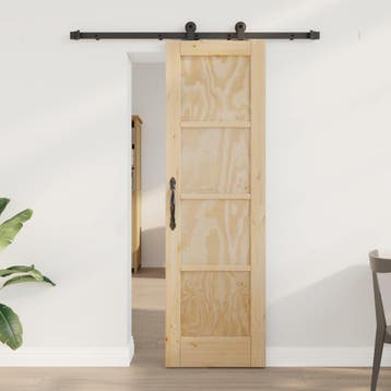 vidaXL Schuifdeur ORKDAL 61 x 198,5 cm Massief grenenhout, Verzenden, Nieuw