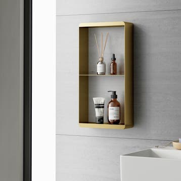 Hangend Doucherek Best Design Soap 50x25x9 cm Mat Goud, Ophalen of Verzenden, Bad