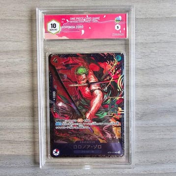 One Piece Graded card - Roronoa Zoro (FLAGSHIP) Official, Hobby & Loisirs créatifs, Jeux de cartes à collectionner | Autre